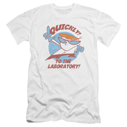 Dexter's Laboratory Quickly - Men's Premium Slim Fit T-Shirt Men's Premium Slim Fit T-Shirt Dexter's Laboratory   