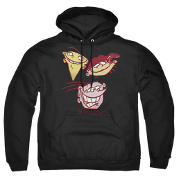 Ed, Edd n Eddy Three Heads - Pullover Hoodie Pullover Hoodie Ed, Edd n Eddy   