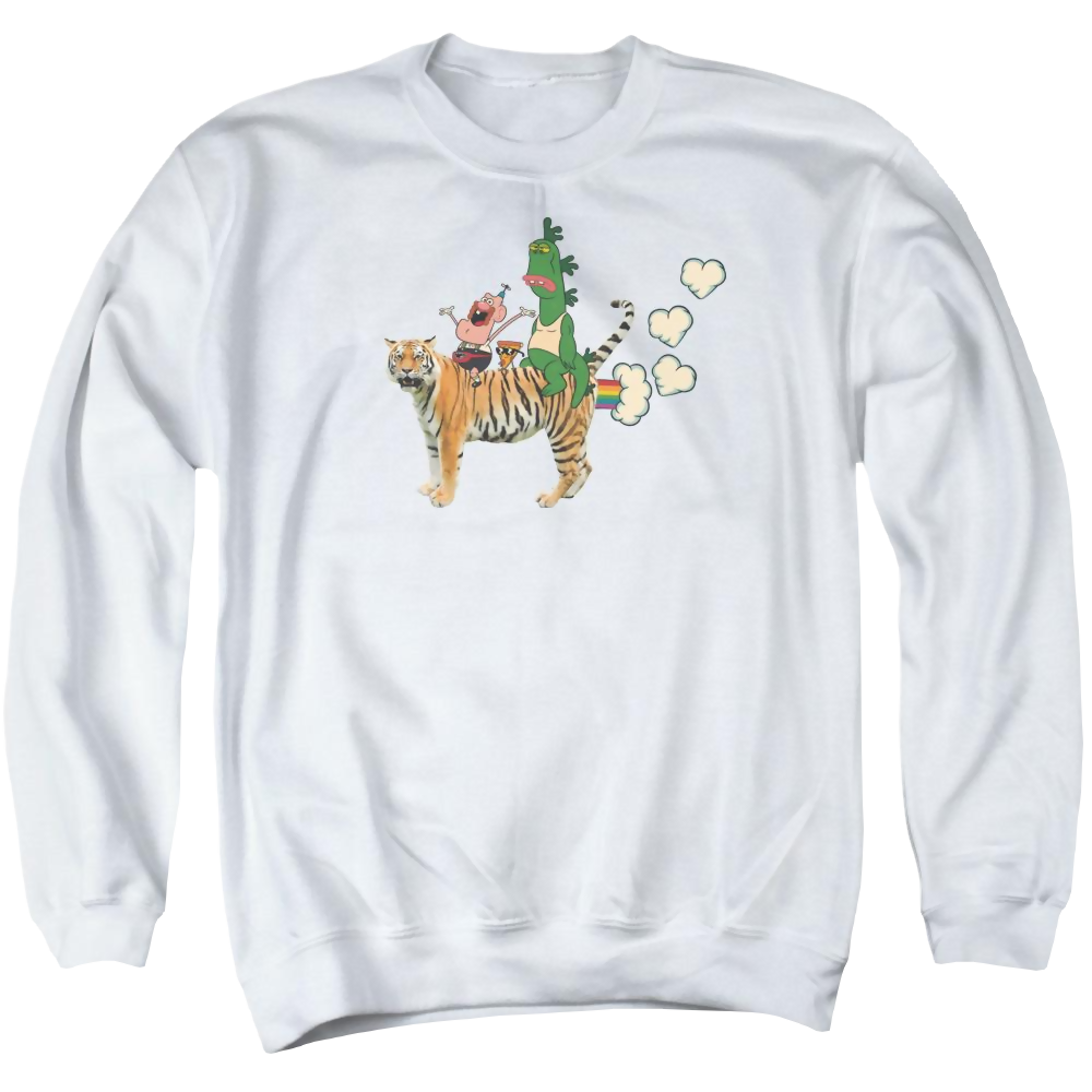 Uncle Grandpa Fart Hearts Men's Crewneck Sweatshirt Men's Crewneck Sweatshirt Uncle Grandpa   