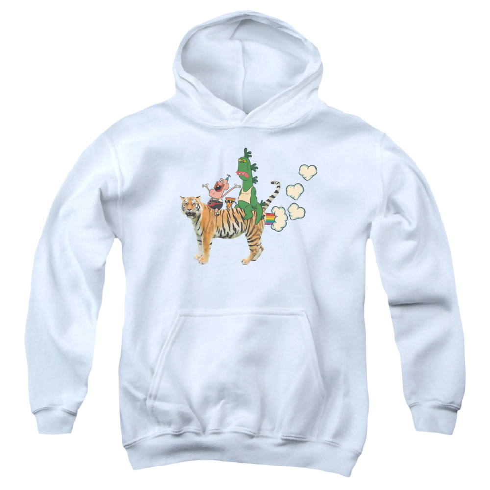 Uncle Grandpa Fart Hearts - Youth Hoodie Youth Hoodie (Ages 8-12) Uncle Grandpa   