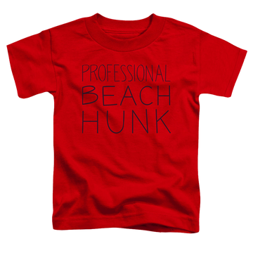 Red toddler t-shirt with Steven Universe Beach Hunk graphic