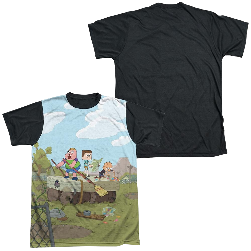 Clarence Boat - Men's Black Back T-Shirt Men's Black Back T-Shirt Clarence   