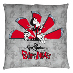 Grim Adventures Of Billy & Mandy Time's Up Throw Pillow Throw Pillows The Grim Adventures of Billy & Mandy   