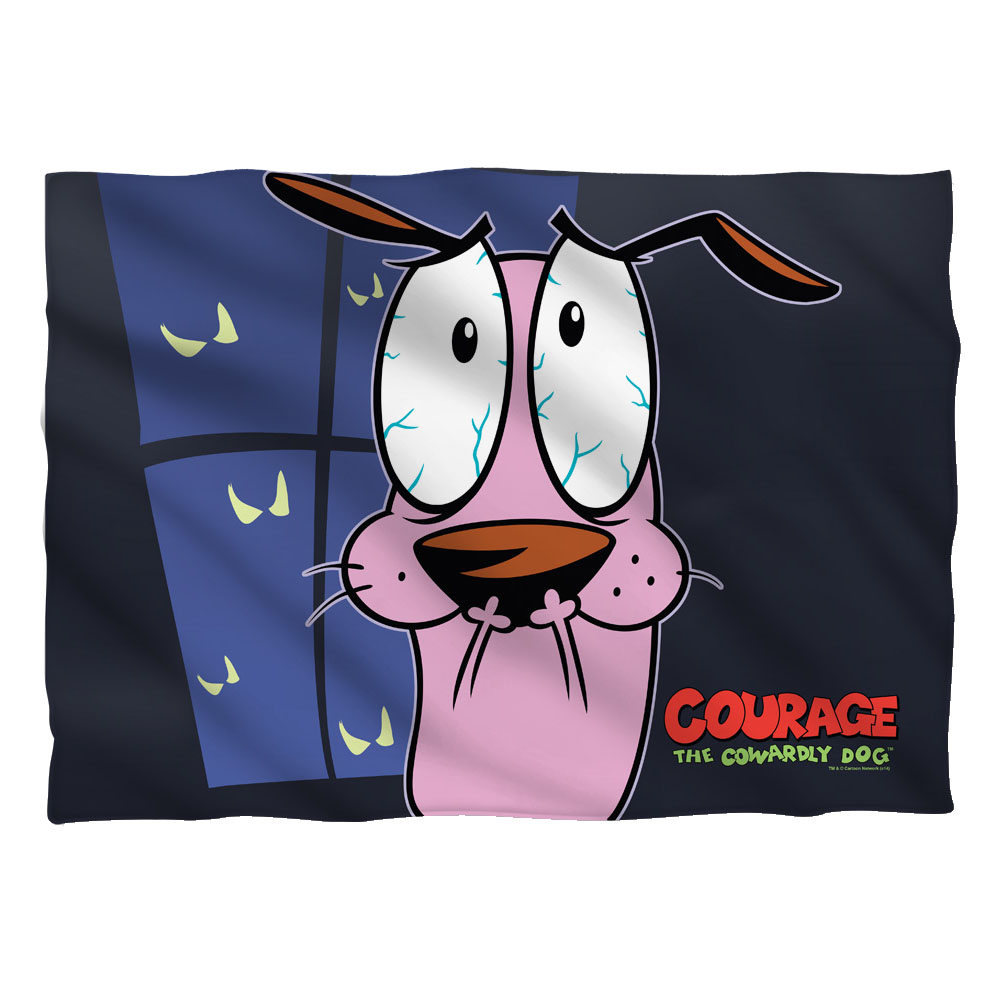 Courage the Cowardly Dog Window - Pillow Case Pillow Cases Courage the Cowardly Dog   