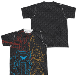 Adventure Time Adventure Trio (Front/Back Print) - Youth All-Over Print T-Shirt Youth All-Over Print T-Shirt (Ages 8-12) Adventure Time   