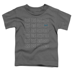 Adventure Time Finn Faces - Toddler T-Shirt Toddler T-Shirt Adventure Time   