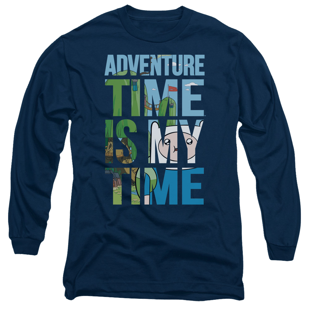 Adventure Time My Time - Men's Long Sleeve T-Shirt Men's Long Sleeve T-Shirt Adventure Time   