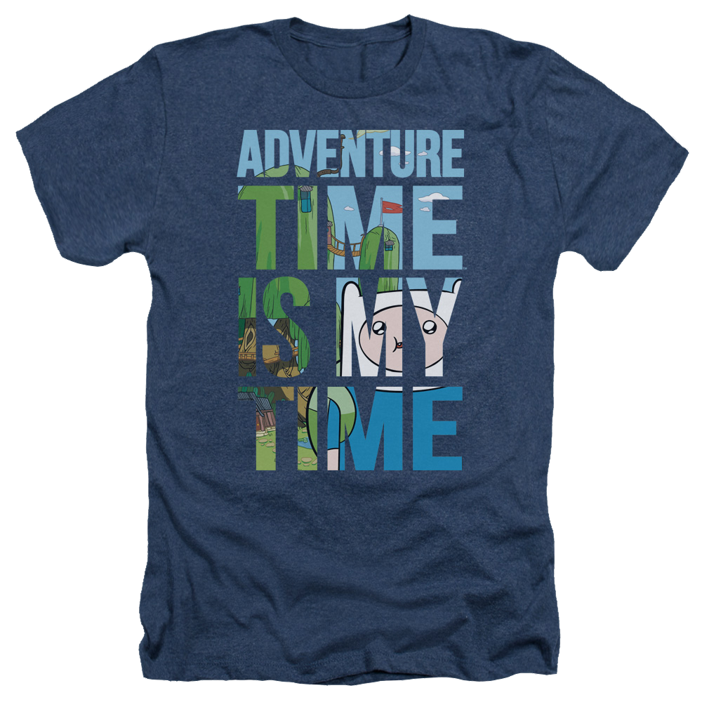 Adventure Time My Time - Men's Heather T-Shirt Men's Heather T-Shirt Adventure Time   