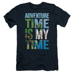 Adventure Time My Time - Men's Slim Fit T-Shirt Men's Slim Fit T-Shirt Adventure Time   