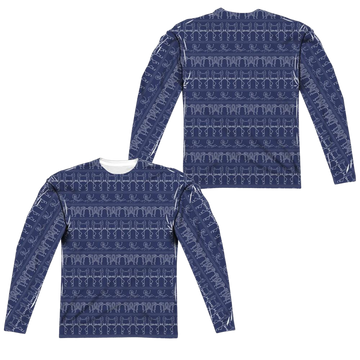 Regular Show Rs Pattern men's all-over print long sleeve