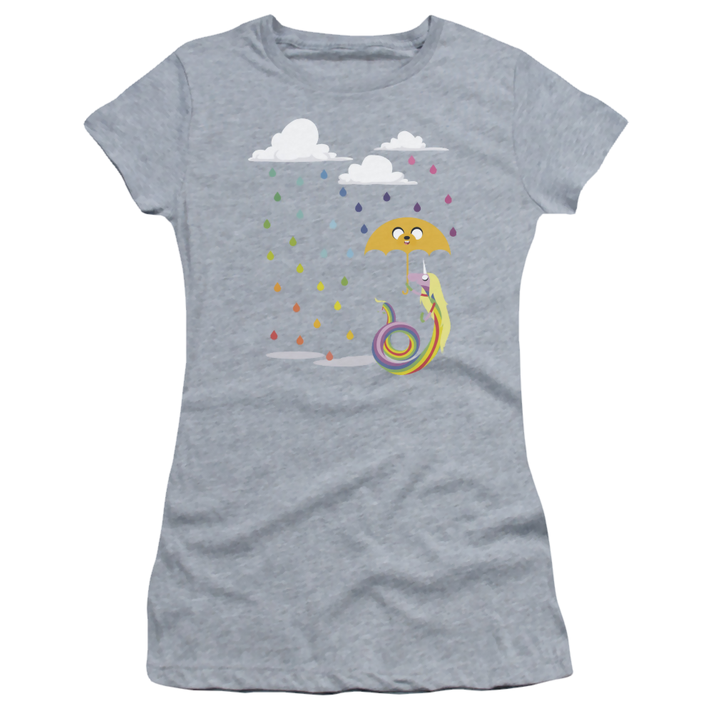 Adventure Time Lady In The Rain - Juniors T-Shirt Juniors T-Shirt Adventure Time   