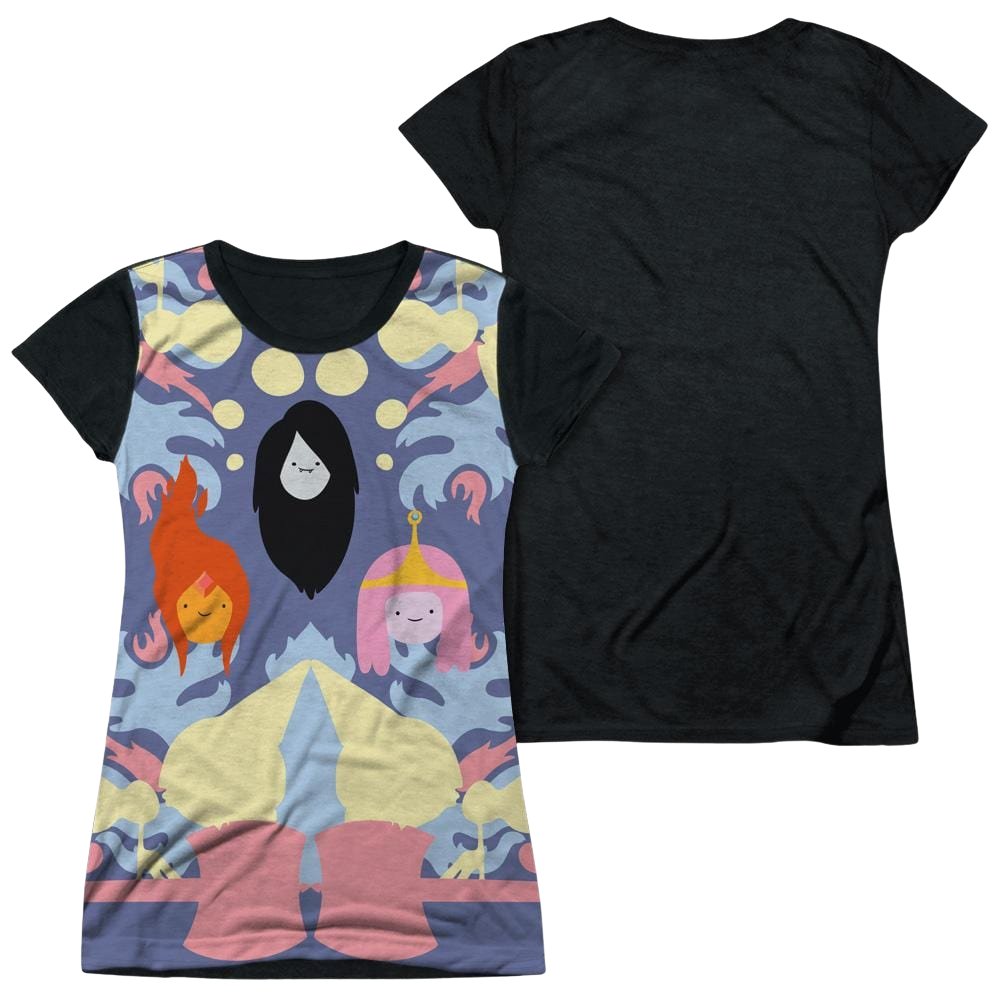 Adventure Time Pb, Fp & Marceline - Juniors Black Back T-Shirt Juniors Black Back T-Shirt Adventure Time   