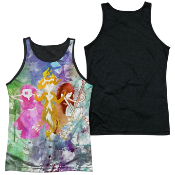 Adventure Time Three Ladies men's black back tank