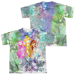 Adventure Time Three Ladies (Front/Back Print) - Youth All-Over Print T-Shirt Youth All-Over Print T-Shirt (Ages 8-12) Adventure Time   