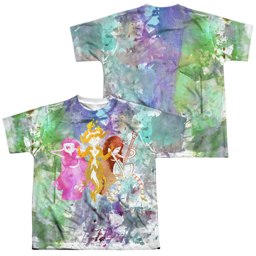 Adventure Time Three Ladies youth all-over print t-shirt for ages 8 to 12