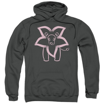 Charcoal pullover hoodie with Steven Universe Lion graphic