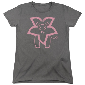 Charcoal women's t-shirt with Steven Universe Lion graphic