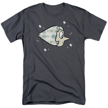 Charcoal men's regular fit t-shirt with Steven Universe Pearl graphic