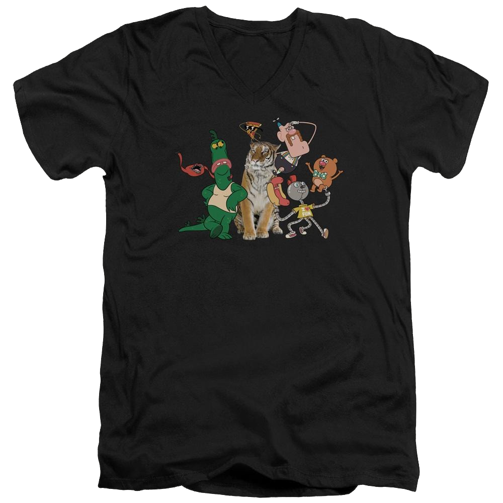 Uncle Grandpa Group Men's V-Neck T-Shirt Men's V-Neck T-Shirt Uncle Grandpa   