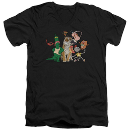 Uncle Grandpa Group Men's V-Neck T-Shirt Men's V-Neck T-Shirt Uncle Grandpa   