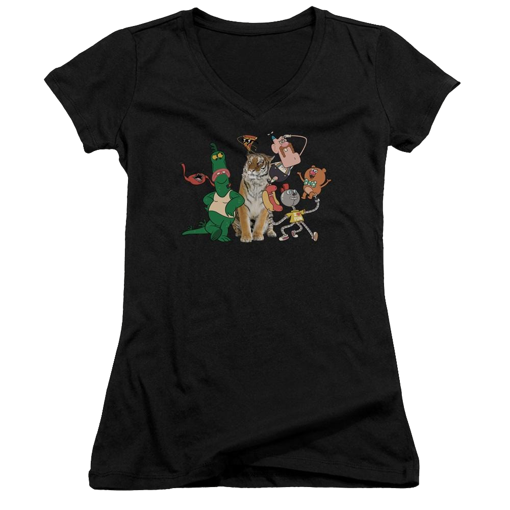 Uncle Grandpa Group Juniors V-Neck T-Shirt Juniors V-Neck T-Shirt Uncle Grandpa   