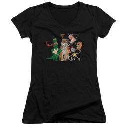 Uncle Grandpa Group Juniors V-Neck T-Shirt Juniors V-Neck T-Shirt Uncle Grandpa   