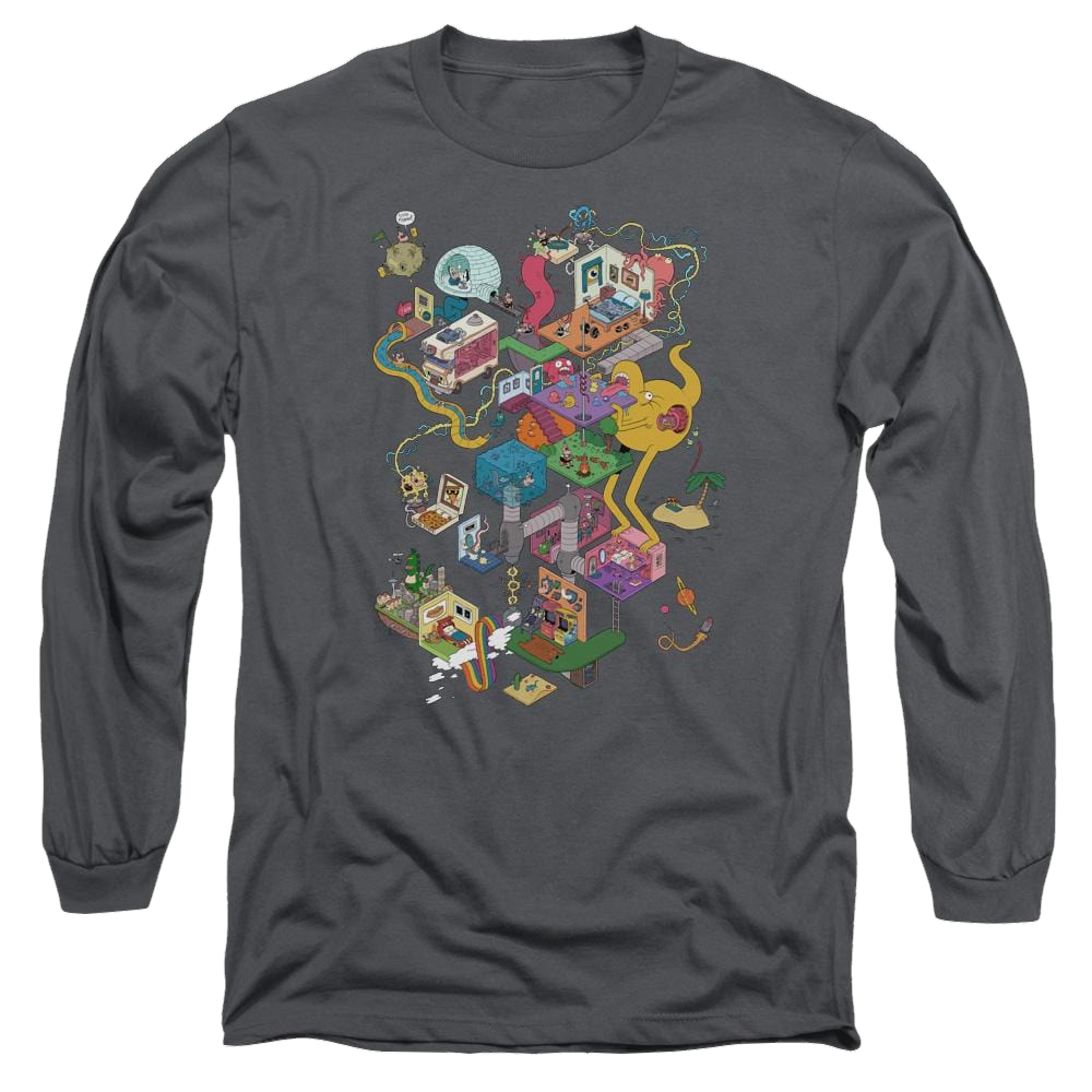 Uncle Grandpa Inside The Rv Men's Long Sleeve T-Shirt Men's Long Sleeve T-Shirt Uncle Grandpa   