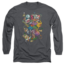 Uncle Grandpa Inside The Rv Men's Long Sleeve T-Shirt Men's Long Sleeve T-Shirt Uncle Grandpa   