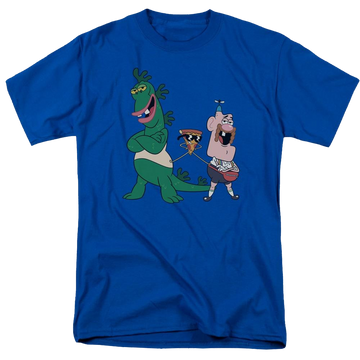 Royal men's regular fit t-shirt with Uncle Grandpa The Guys graphic