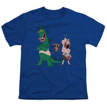 Royal youth t-shirt for ages 8 to 12 with Uncle Grandpa The Guys graphic