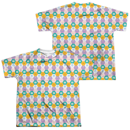 Adventure Time Hexagon Pattern - Youth All-Over Print T-Shirt Youth All-Over Print T-Shirt (Ages 8-12) Adventure Time   