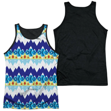 Adventure Time Ice King Geometric men's black back tank