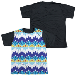 Adventure Time Ice King Geometric - Youth Black Back T-Shirt Youth Black Back T-Shirt (Ages 8-12) Adventure Time   