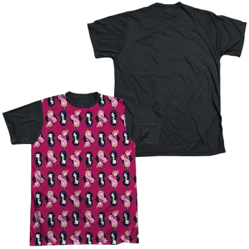 Adventure Time Allover Diamonds - Men's Black Back T-Shirt Adventure Time