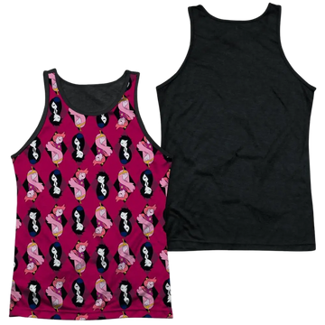 Adventure Time Allover Diamonds Men's Black Back Tank Adventure Time