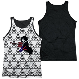 Adventure Time Marcy Triangles Men's Black Back Tank Men's Black Back Tank Adventure Time   
