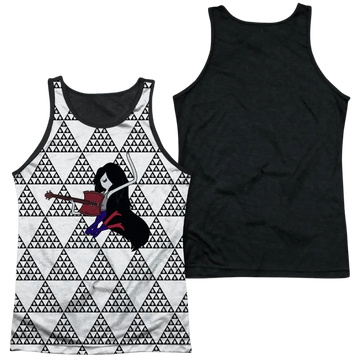 Adventure Time Marcy Triangles men's black back tank