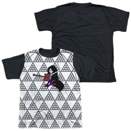 Adventure Time Marcy Triangles - Youth Black Back T-Shirt Youth Black Back T-Shirt (Ages 8-12) Adventure Time   