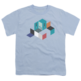 Adventure Time Bmo Blocks - Youth T-Shirt Youth T-Shirt (Ages 8-12) Adventure Time   