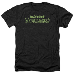 Dexter's Laboratory Dexters Logo - Men's Heather T-Shirt Men's Heather T-Shirt Dexter's Laboratory   