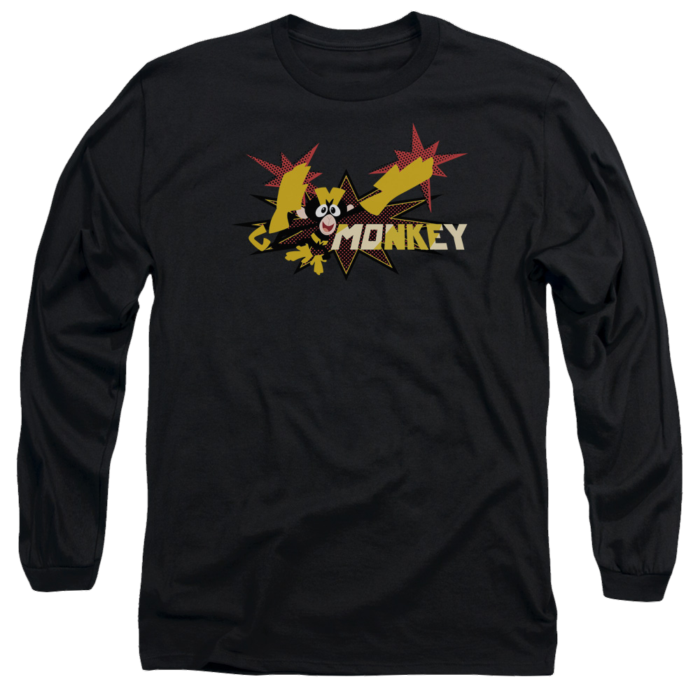 Dexter's Laboratory Monkey - Men's Long Sleeve T-Shirt Men's Long Sleeve T-Shirt Dexter's Laboratory   