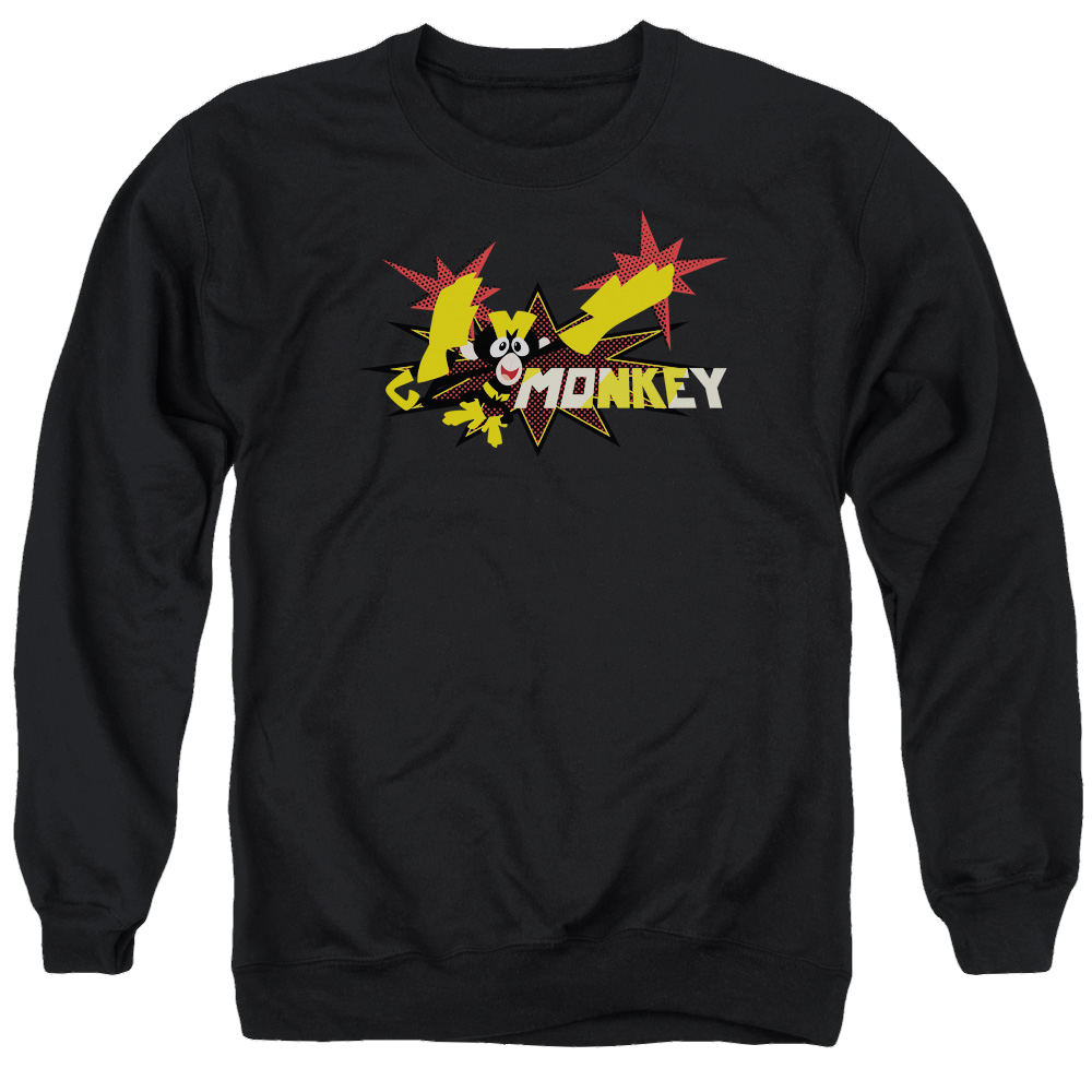 Dexter's Laboratory Monkey - Men's Crewneck Sweatshirt Men's Crewneck Sweatshirt Dexter's Laboratory   