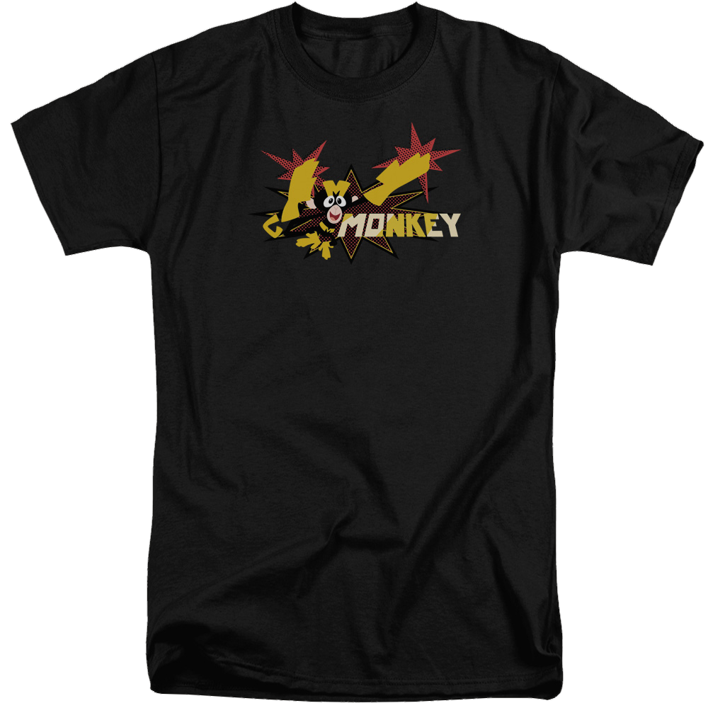 Dexter's Laboratory Monkey - Men's Tall Fit T-Shirt Men's Tall Fit T-Shirt Dexter's Laboratory   