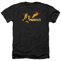 Dexter's Laboratory Monkey - Men's Heather T-Shirt Men's Heather T-Shirt Dexter's Laboratory   