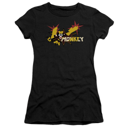 Dexter's Laboratory Monkey - Juniors T-Shirt Juniors T-Shirt Dexter's Laboratory   