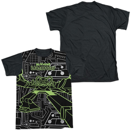 Dexter's Laboratory Robot - Men's Black Back T-Shirt Men's Black Back T-Shirt Dexter's Laboratory   