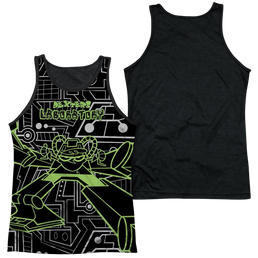 Dexter's Laboratory Robot Men's Black Back Tank Men's Black Back Tank Dexter's Laboratory   
