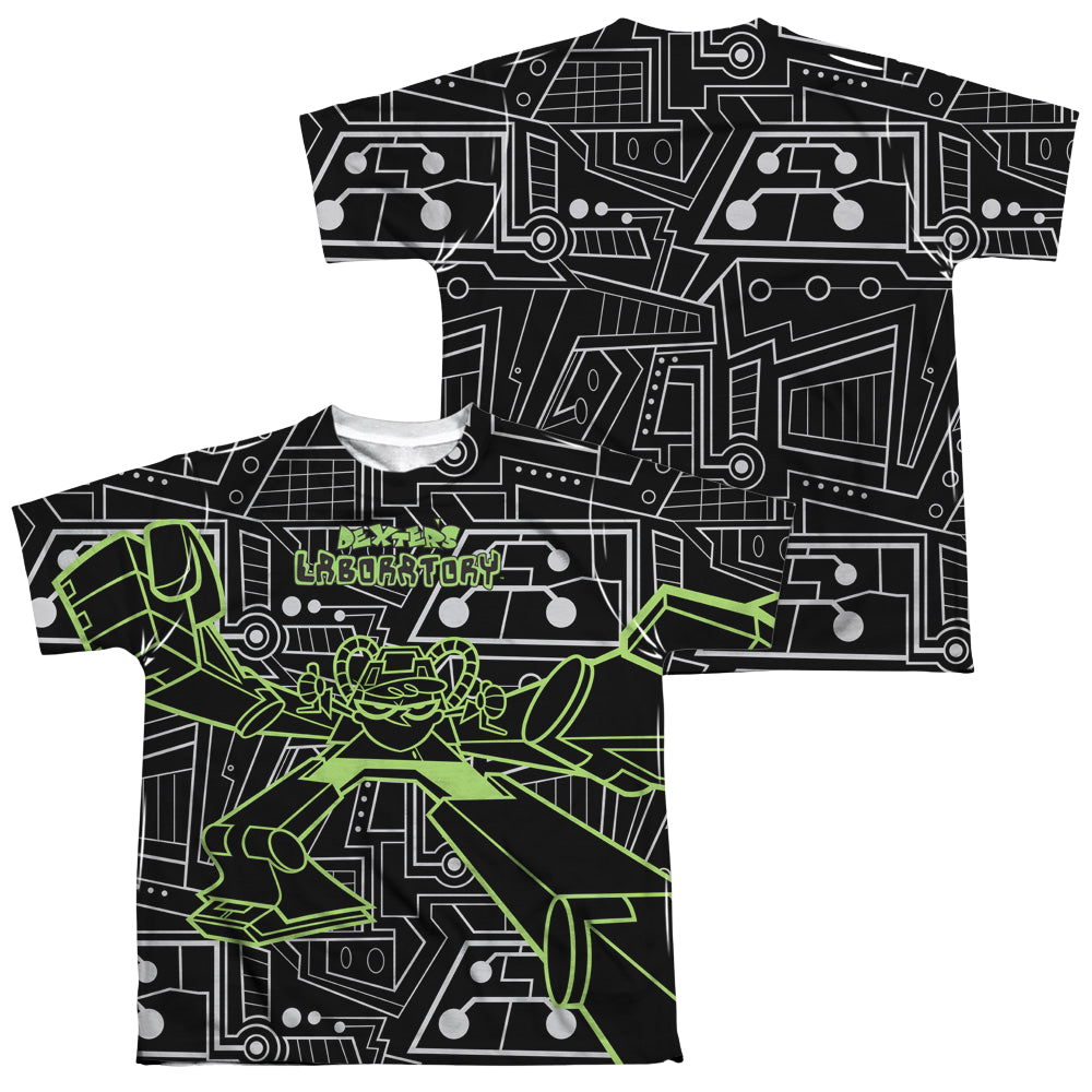Dexter's Laboratory Robot (Front - Youth All-Over Print T-Shirt Youth All-Over Print T-Shirt (Ages 8-12) Dexter's Laboratory   