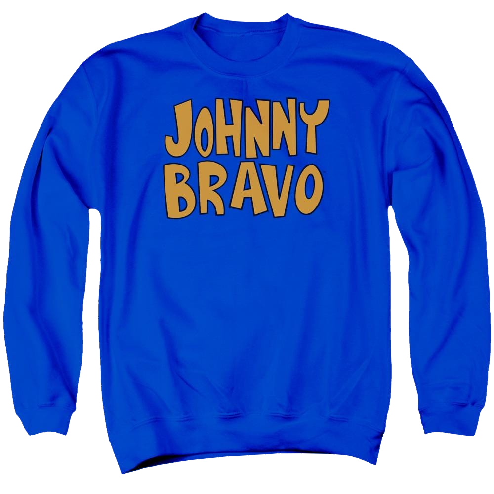 Johnny Bravo Jb Logo Men's Crewneck Sweatshirt Men's Crewneck Sweatshirt Johnny Bravo   