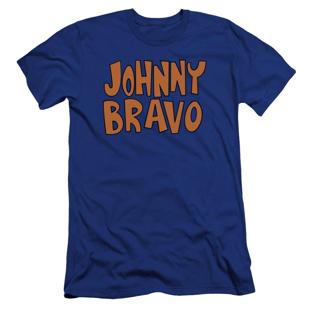 Johnny Bravo Jb Logo Men's Premium Slim Fit T-Shirt Men's Premium Slim Fit T-Shirt Johnny Bravo   